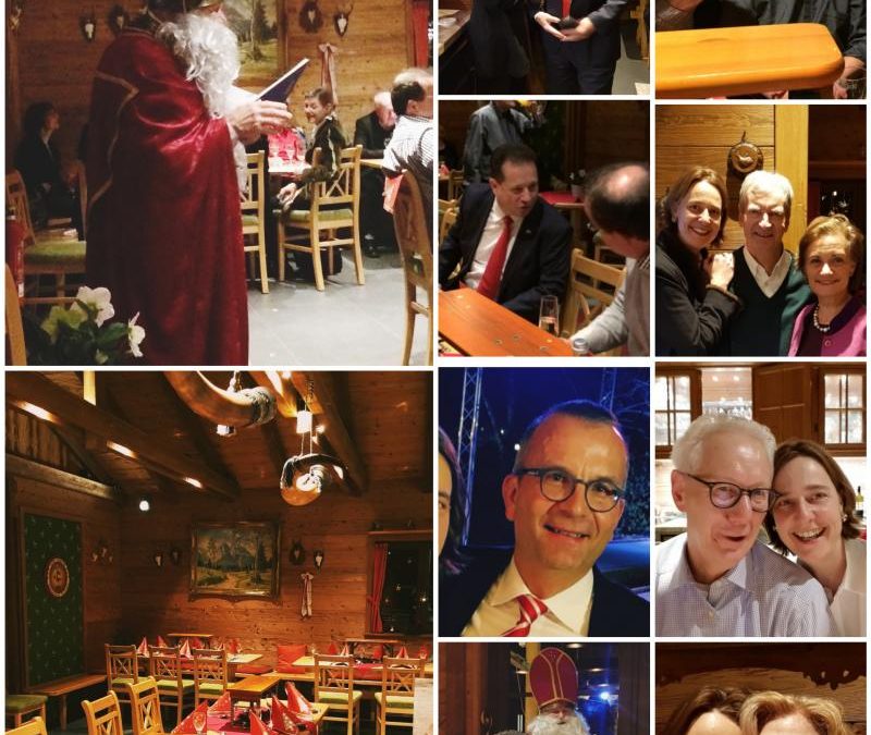Weihnachtsfeier in der Almhütte zu Nikolaus